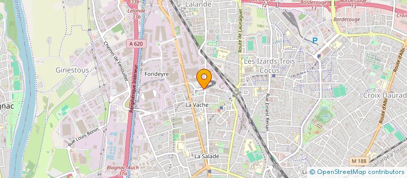 localisation de l'entreprise MADAME WISSAM BOULFETAT  TOULOUSE