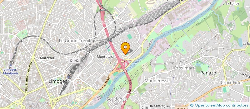 localisation de l'entreprise MADAME WISSAM LIMAM à LIMOGES