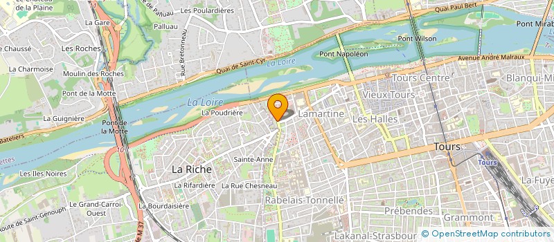 localisation de l'entreprise MADAME WISSAM NEGGAZ  TOURS