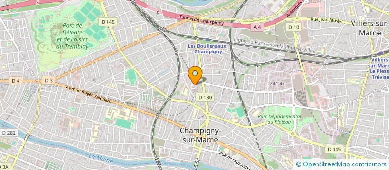 localisation de l'entreprise MADAME WISSAME BOUKHADDIA à CHAMPIGNY-SUR-MARNE