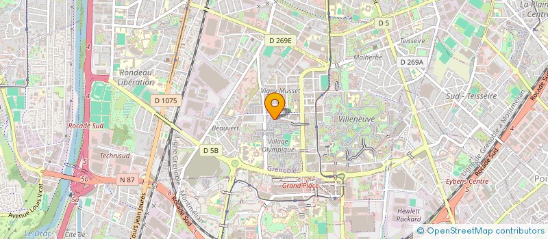 localisation de l'entreprise MADAME WISSEM BENAINI à GRENOBLE