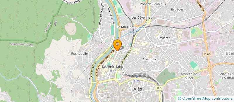 localisation de l'entreprise MADAME WISSEM CHAKIR  ALES