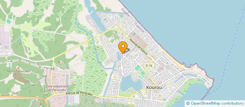 localisation de l'entreprise MADAME WITNEY ALEXANDRE  KOUROU