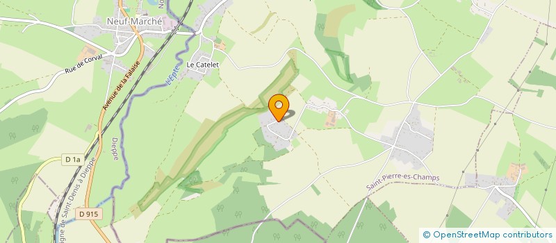 localisation de l'entreprise MADAME WIVINA VIELET  SAINT-PIERRE-ES-CHAMPS