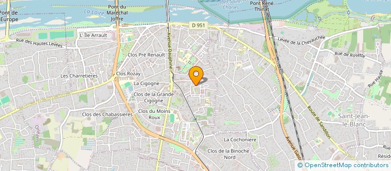 localisation de l'entreprise MADAME WIVINE DIANKENDA NGILA à ORLEANS