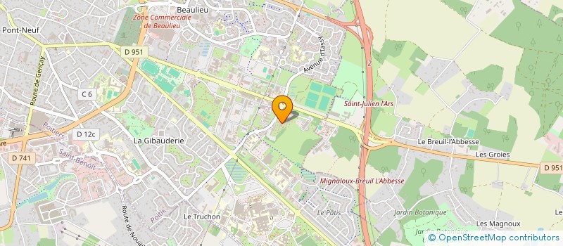 localisation de l'entreprise MADAME WIVINE NAUROY  POITIERS