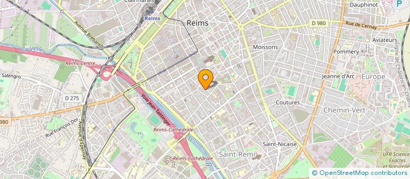 localisation de l'entreprise MADAME WLADY THARSIS  REIMS