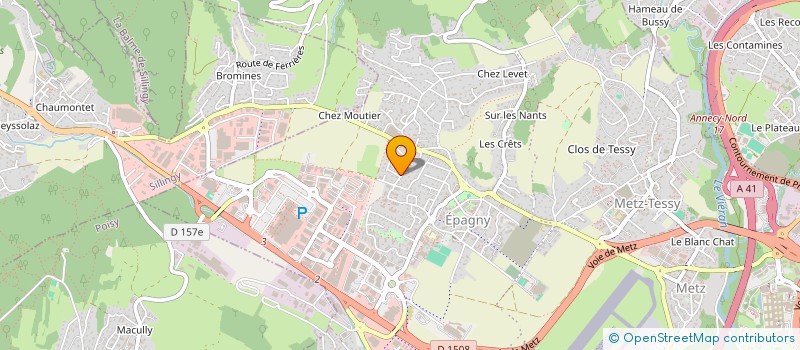 localisation de l'entreprise MADAME WONPEN PLAENGSURIYAKARN à EPAGNY METZ-TESSY