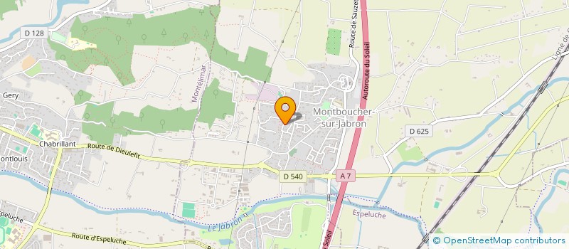 localisation de l'entreprise MADAME WOUAGUE DO GUEU à MONTBOUCHER-SUR-JABRON