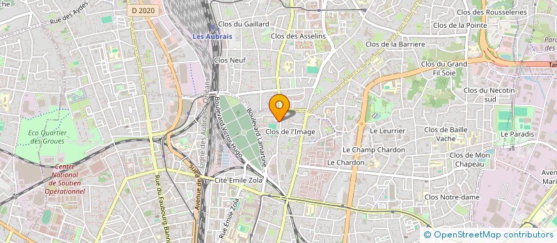 localisation de l'entreprise MADAME WOUMOU SOUARE  ORLEANS