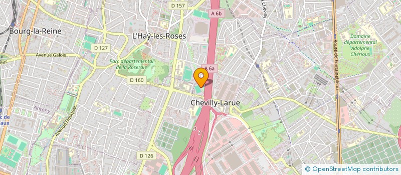 localisation de l'entreprise MADAME WOURY BA  L'HAY-LES-ROSES