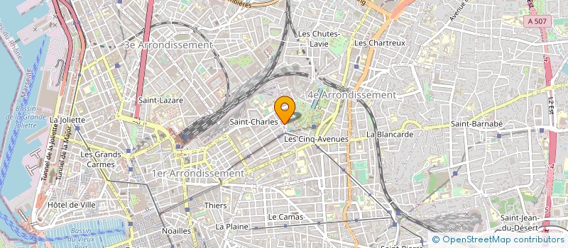localisation de l'entreprise MADAME WYLMA GHENNAM à MARSEILLE