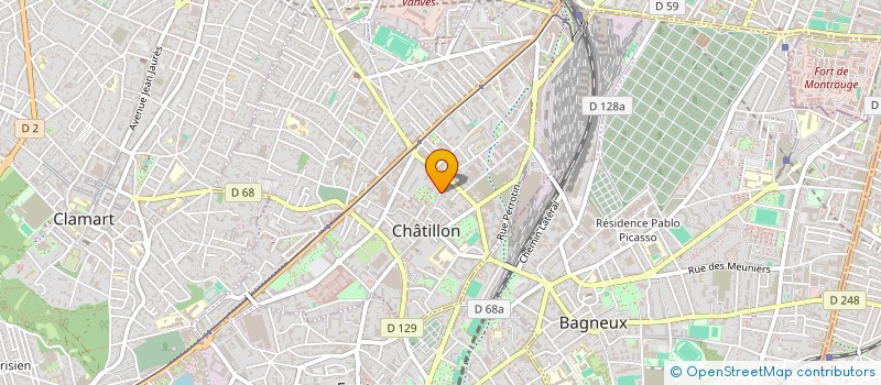localisation de l'entreprise MADAME X DALIA YAKENGA à CHATILLON