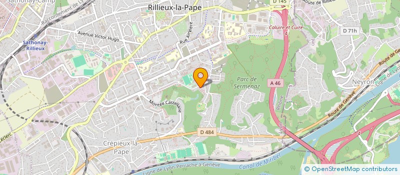 localisation de l'entreprise MADAME X MARY CARMEL SUSAN  RILLIEUX-LA-PAPE