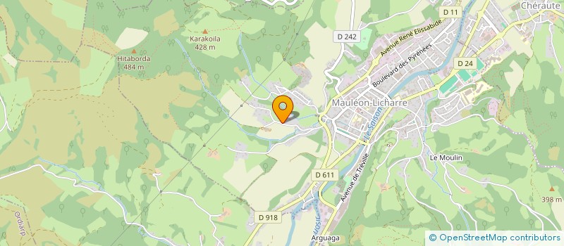 localisation de l'entreprise MADAME XANTIANA ETCHEBEST  MAULEON-LICHARRE