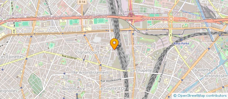 localisation de l'entreprise MADAME XAVERINE PIERRE  PARIS