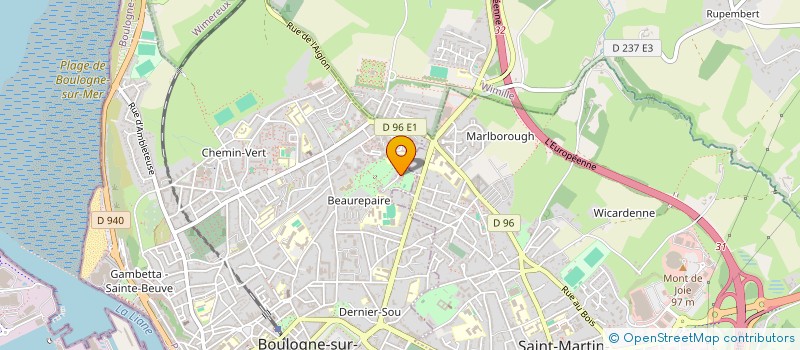 localisation de l'entreprise MADAME XAVIER PALAO  BOULOGNE-SUR-MER