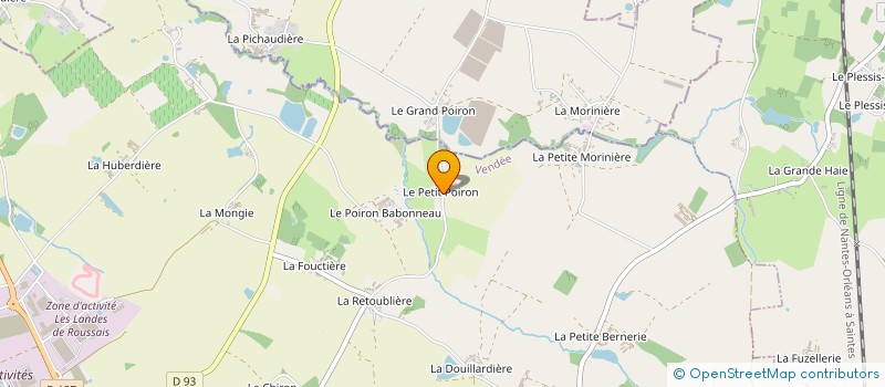 localisation de l'entreprise MADAME XAVIERE ANDRE à MONTAIGU-VENDEE