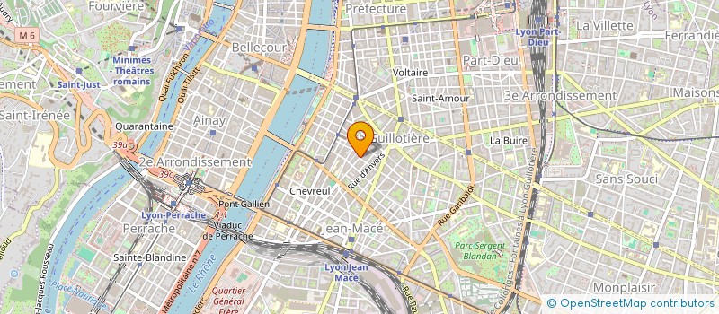 localisation de l'entreprise MADAME XAVIERE CLAUDE à LYON