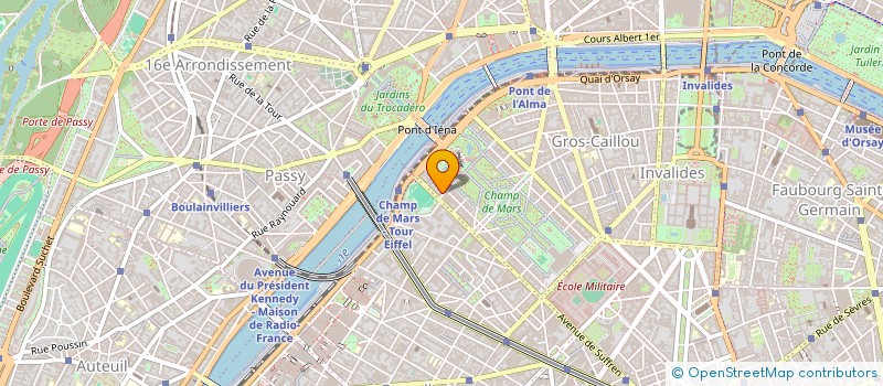 localisation de l'entreprise MADAME XAVIERE DESPARMET  PARIS