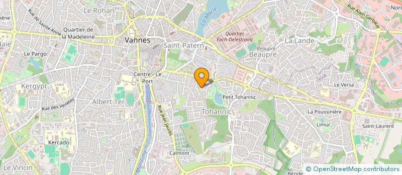 localisation de l'entreprise MADAME XAVIERE LECONTE à VANNES