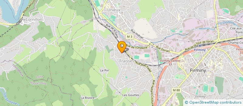 localisation de l'entreprise MADAME XAVIERE RICHARD  SAINT-GALMIER