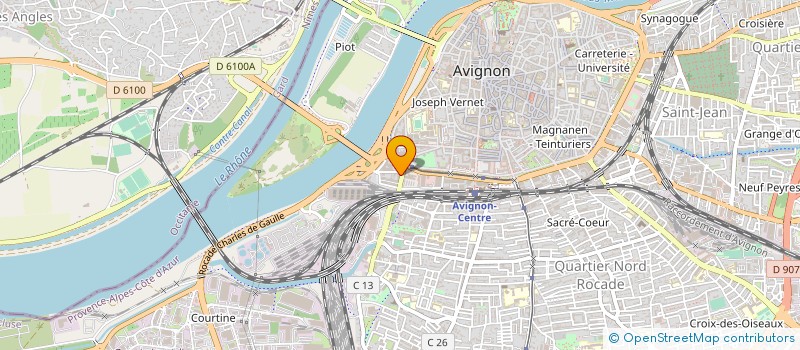 localisation de l'entreprise MADAME XAVIERE SANTONI  AVIGNON