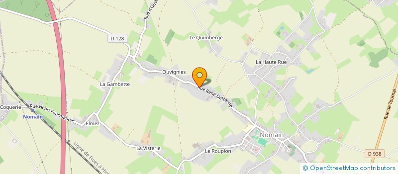 localisation de l'entreprise MADAME XAVIEYRE DUBELLOY  NOMAIN