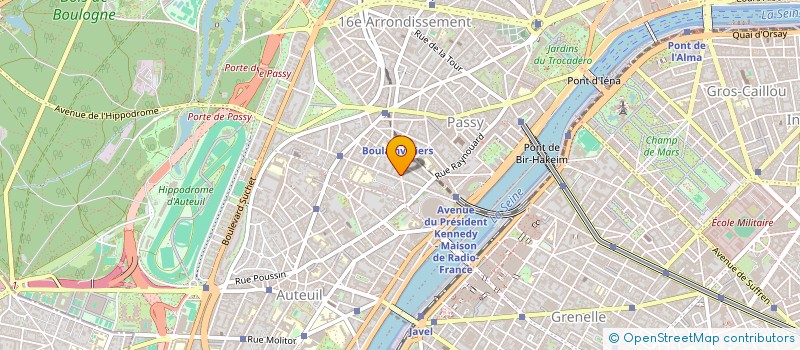 localisation de l'entreprise MADAME XENIA SCHERBATOFF à PARIS
