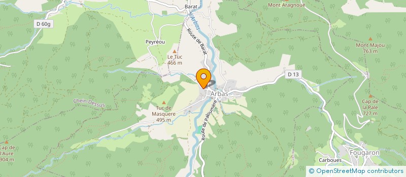 localisation de l'entreprise MADAME XENIE NOUVEL  ARBAS