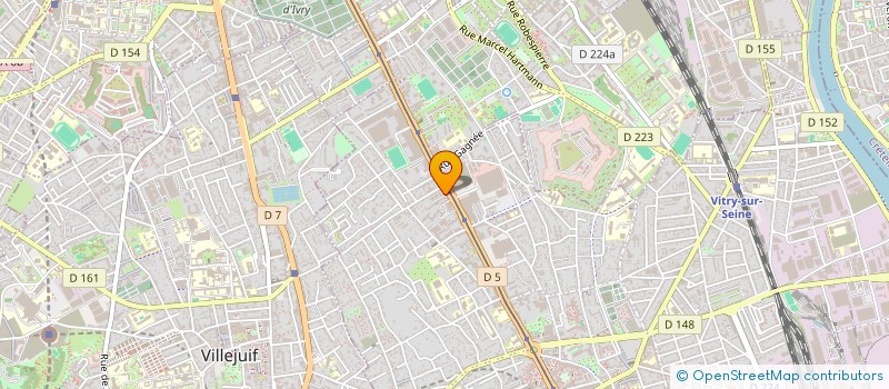 localisation de l'entreprise MADAME XIA WANG à VITRY-SUR-SEINE