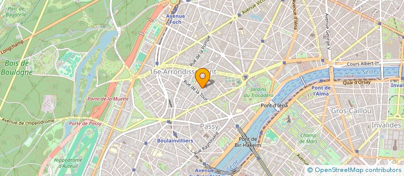 localisation de l'entreprise MADAME XIABING CHEN  PARIS