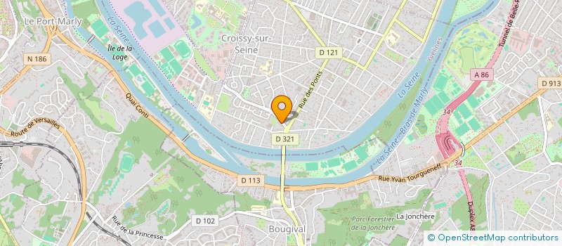 localisation de l'entreprise MADAME XIANG FU à CROISSY-SUR-SEINE