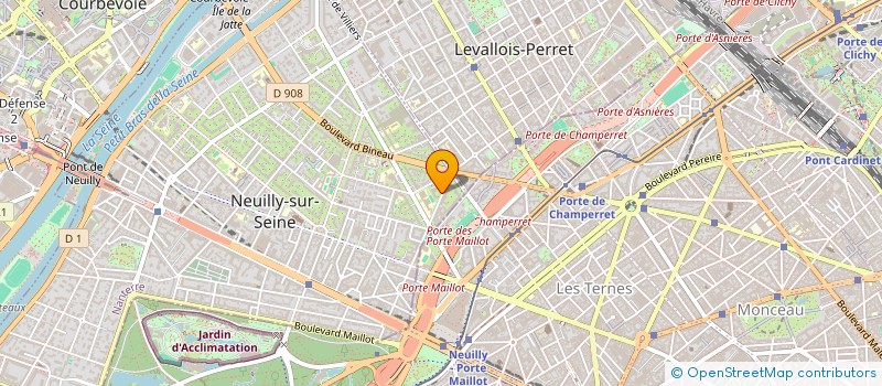 localisation de l'entreprise MADAME XIANG HEI à NEUILLY-SUR-SEINE