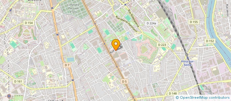 localisation de l'entreprise MADAME XIAO LI  VITRY-SUR-SEINE