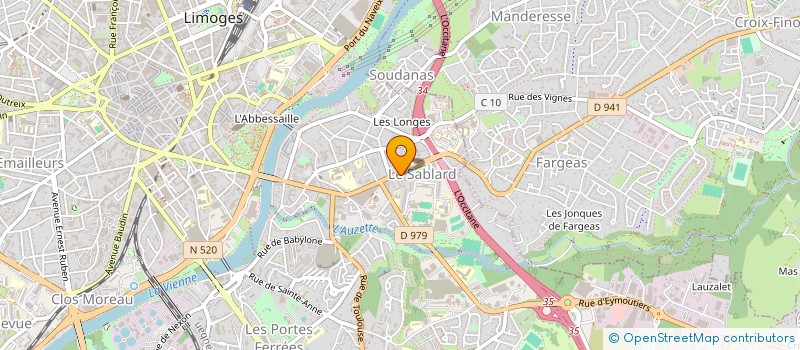 localisation de l'entreprise MADAME XIAO LIANG à LIMOGES
