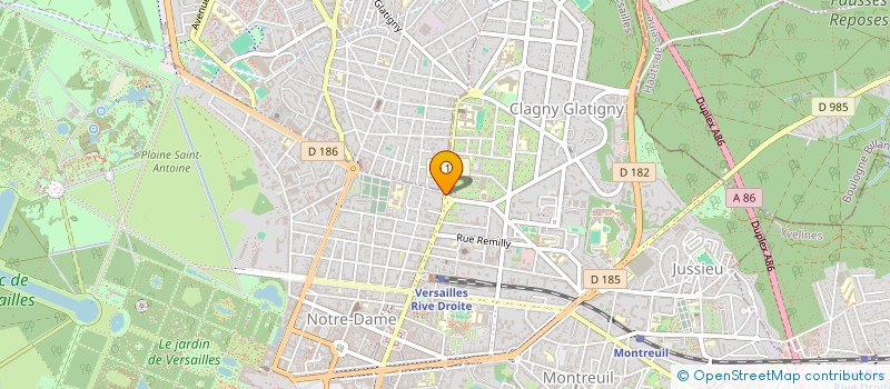localisation de l'entreprise MADAME XIAO XU à VERSAILLES