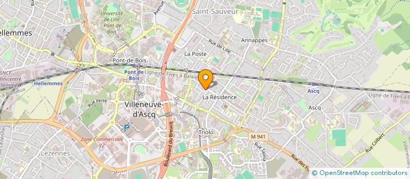 localisation de l'entreprise MADAME XIAOBEI LI à VILLENEUVE-D'ASCQ