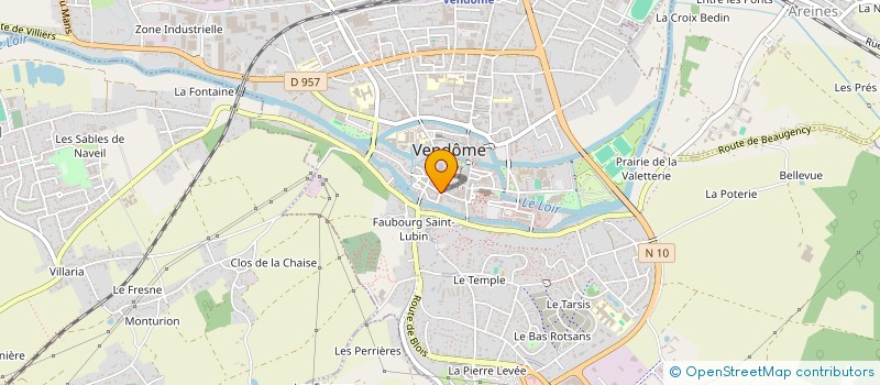 localisation de l'entreprise MADAME XIAODONG CAI à VENDOME