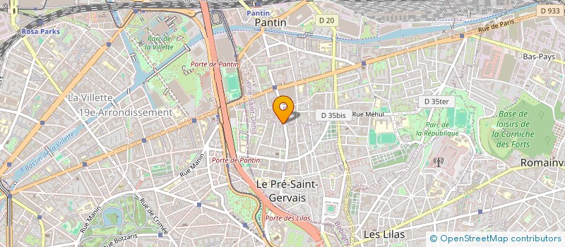 localisation de l'entreprise MADAME XIAOFANG XUE à LE PRE-SAINT-GERVAIS