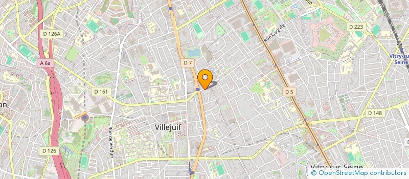 localisation de l'entreprise MADAME XIAOFEI LIANG  VILLEJUIF