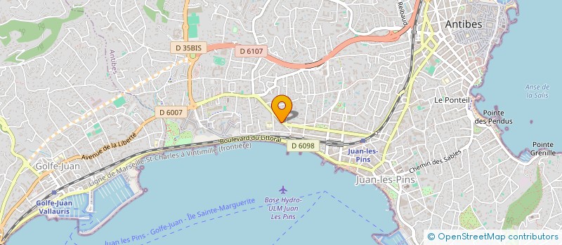 localisation de l'entreprise MADAME XIAOHAN LUO  ANTIBES