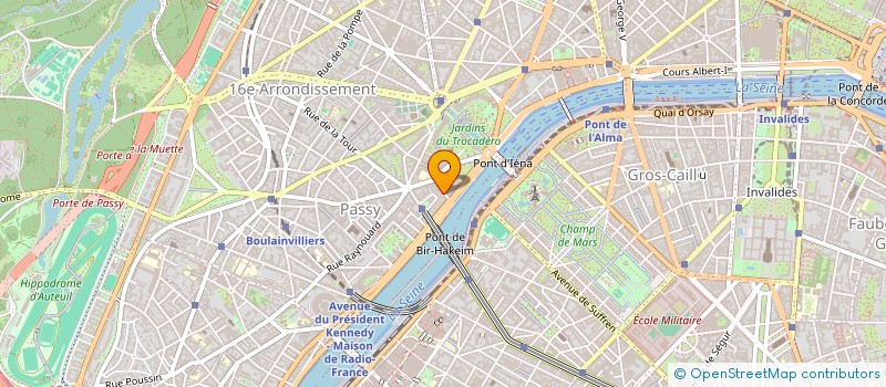 localisation de l'entreprise MADAME XIAOHAN WANG  PARIS