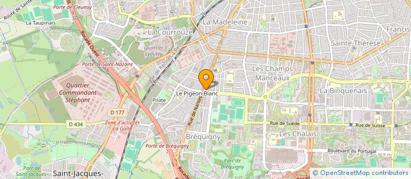 localisation de l'entreprise MADAME XIAOHONG WANG à RENNES