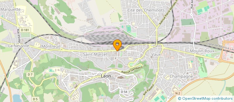 localisation de l'entreprise MADAME XIAOHUA LI  COMPIEGNE