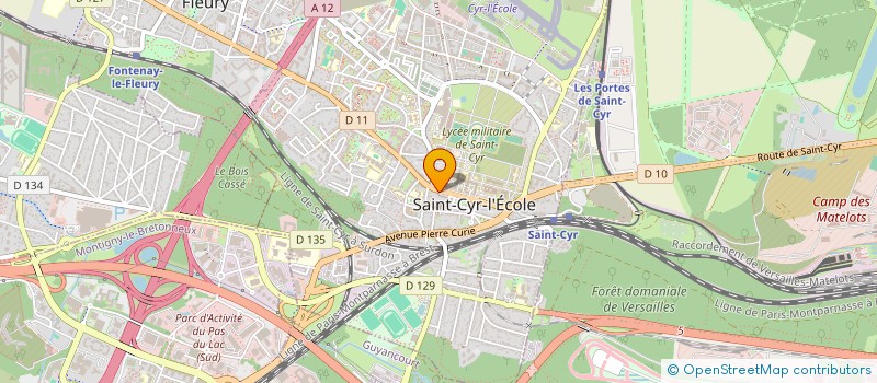 localisation de l'entreprise MADAME XIAOHUI WANG à SAINT-CYR-L'ECOLE