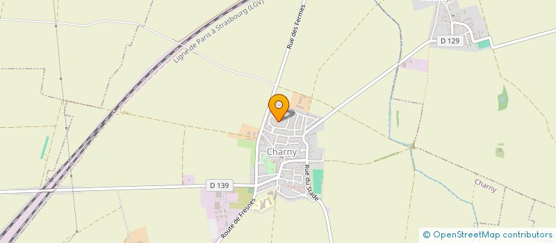 localisation de l'entreprise MADAME XIAOJIAO ZHANG  CHARNY