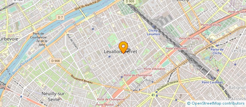 localisation de l'entreprise MADAME XIAOJIE LIN  LEVALLOIS-PERRET