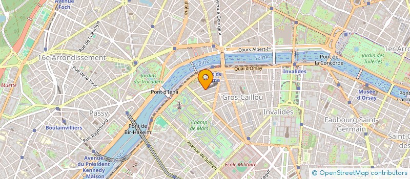 localisation de l'entreprise MADAME XIAOLU YANG  PARIS