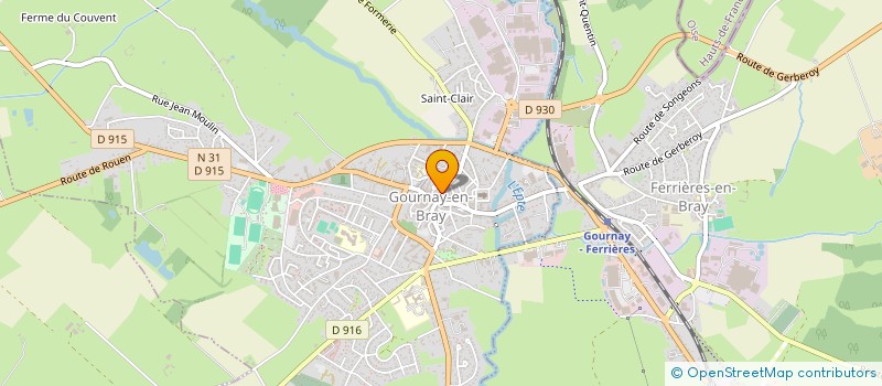 localisation de l'entreprise MADAME XIAOMIN CAI  GOURNAY-EN-BRAY